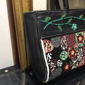 DEE LEATHER EMBELLISHED HANDBAGS SIZE S